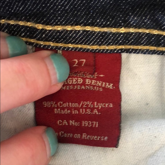 Jeans trimmed in gold - Picture 6 of 8